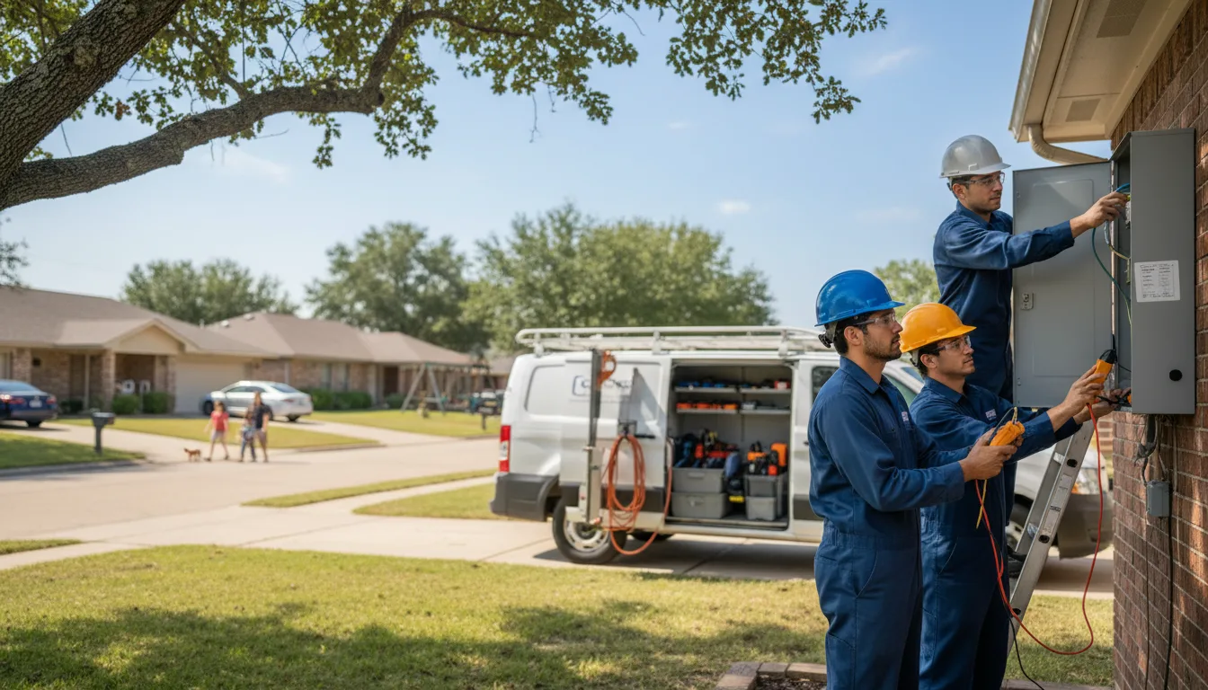 Certified electrician providing emergency electrical services in Sparks, NE